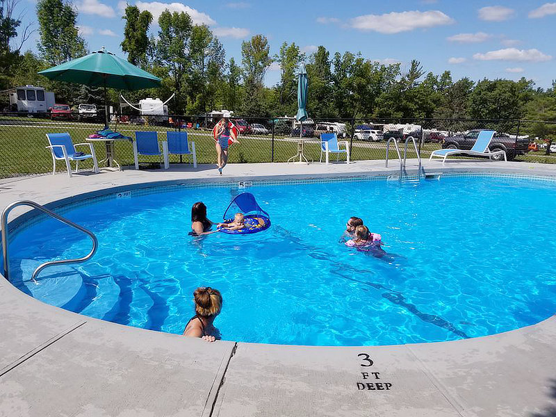 Swimming Pool at Hide-A-Way Campsites